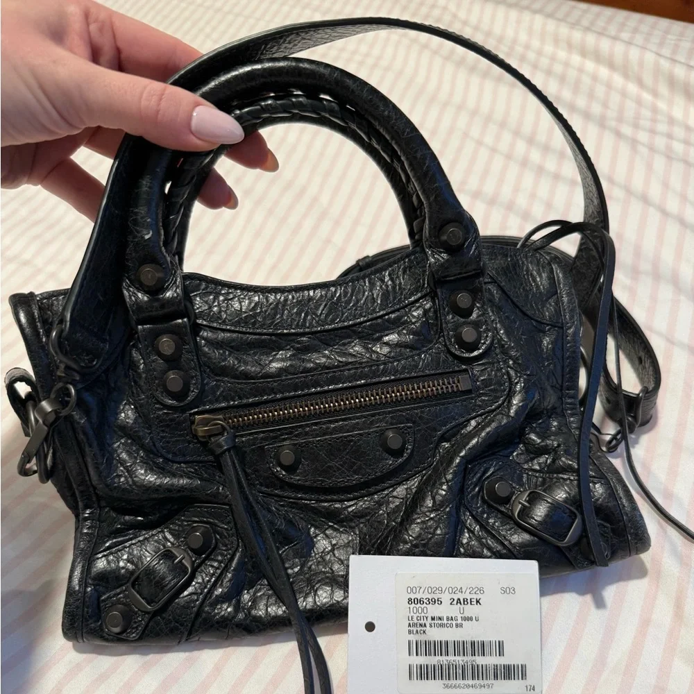 Balenciaga Black Classic City Mini